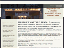 Tablet Screenshot of marthasvineyardrentals.net